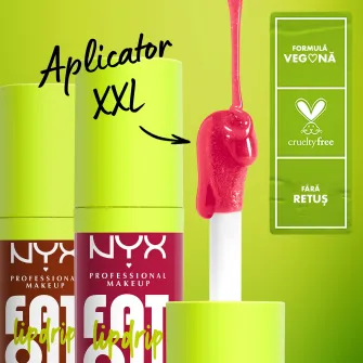 Luciu de buze NYX Professional Fat Oil Lip Drip, Status Update, 4.8 ml