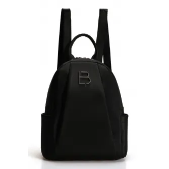 Lucky Bees, Rucsac cu logo metalic, Negru