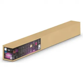 Lustra LED RGB inteligenta Philips Hue Ensis, Bluetooth, 79W (175W), 5500 lm, lumina alba si colorata, 129.8 cm, Metal, Alb