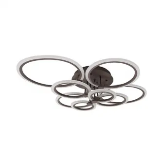 Светодиодная люстра Rhea Home Light RHL60825 4+4, дистанционное управление, диммирование, макс.150Вт, регулируемая температура света (2700-6500К), приложение для телефона, кофе