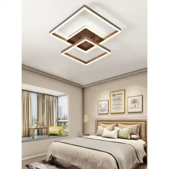 Lustra LED Square Numva 3, SLC cu telecomanda, Intensitate reglabila si lumina calda, neutra, rece