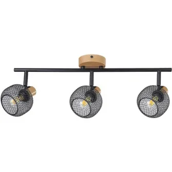 Люстра Rabalux Grendel 3129, 3xE14, 3xMax 40W, IP20, 53см, Металл, Черный