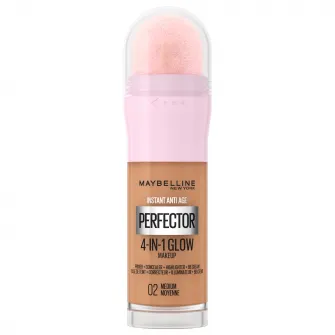 Machiaj iluminator Maybelline New York Instant Anti Age Perfector 4-in-1, Glow 02 Medium, 20 ml