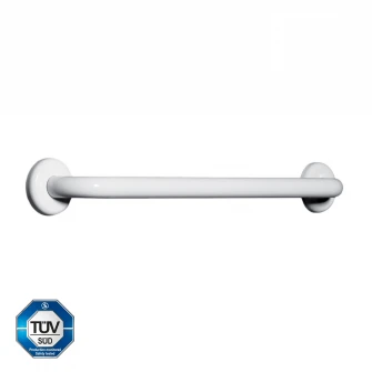 Maner sprijin Aquasanit Care, metal lacuit, 45 cm, TUV, greutate max. 150 kg, alb