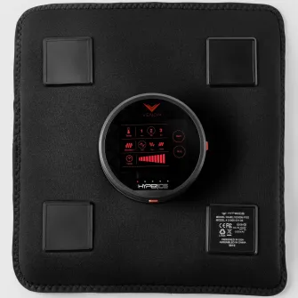 Manson umar cu sistem de incalzire Venom Shoulder Right, 3 trepte vibratii, autonomie pana la 3 ore, touch screen, Nanotechnology heat, Hyperice