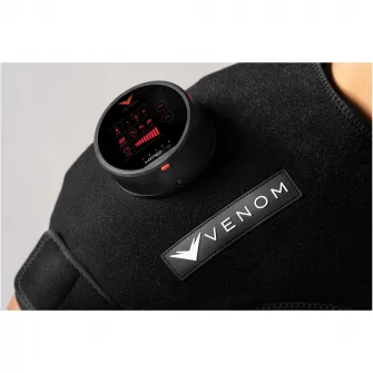 Manson umar cu sistem de incalzire Venom Shoulder Right, 3 trepte vibratii, autonomie pana la 3 ore, touch screen, Nanotechnology heat, Hyperice