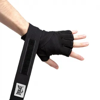 Manusi Everlast Evergel Fastwraps, marimea XL, negru