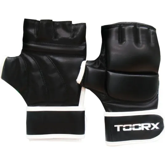 Manusi negre MMA COUGAR marimea S/M din piele ecologica