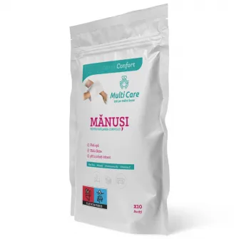 Manusi pentru spalarea corpului Multi Care Confort x 10 bucati