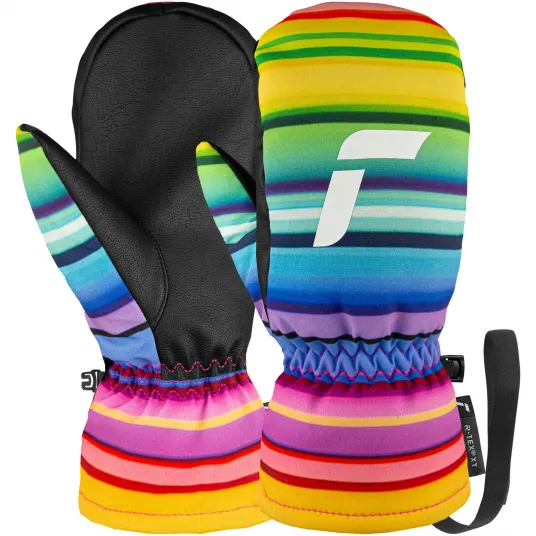Manusi schi fete Reusch Carter R-TEX XT Junior Mitten, negru/multicolor, marime 5.5