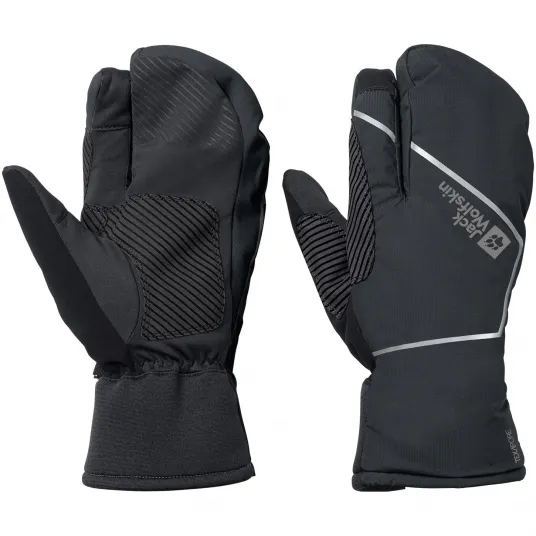 Manusi sport Jack Wolfskin Morobbia Lobster Glove, marimea L, phantom