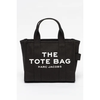 Marc Jacobs, Geanta crossbody cu imprimeu logo The Tote, Negru/Alb optic