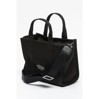 Marc Jacobs, Geanta crossbody cu imprimeu logo The Tote, Negru/Alb optic