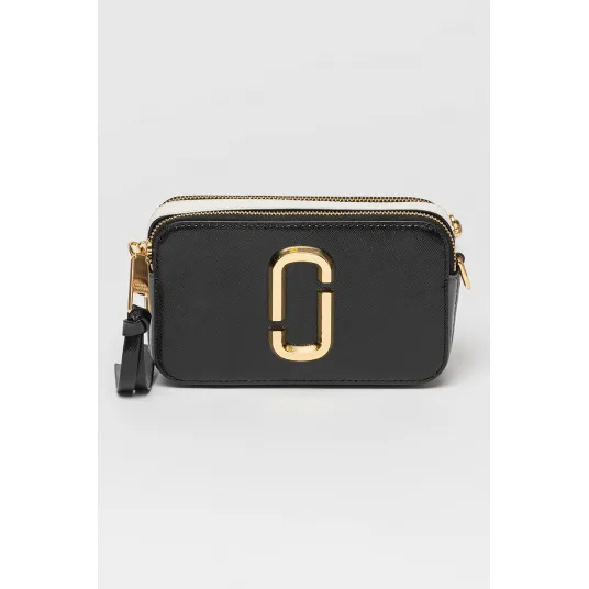 Marc Jacobs, Geanta crossbody din piele The Snapshot, Negru