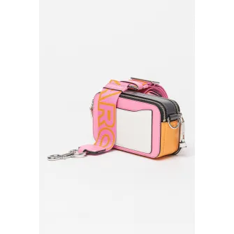 Marc Jacobs, Geanta crossbody din piele The Snapshot, Roz