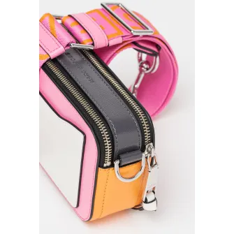 Marc Jacobs, Geanta crossbody din piele The Snapshot, Roz
