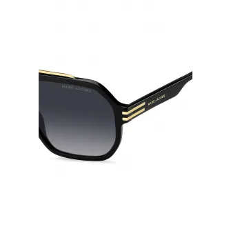 Marc Jacobs, Ochelari de soare cu lentile in degrade, Auriu, Negru, 58-15-145
