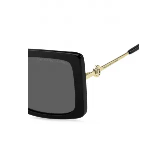Marc Jacobs, Ochelari de soare patrati cu lentile in degrade, Auriu, Negru, 54-22-140 Standard