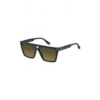 Marc Jacobs, Ochelari de soare shield, Negru, Argintiu, 58-14-145
