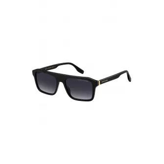 Marc Jacobs, Ochelari de soare wrap, Negru, 55-18-145