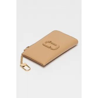 Marc Jacobs, Portacart de piele The Covered, Camel