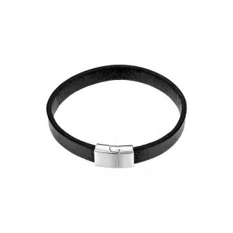 Marc Lauder, Bratara din piele cu inchidere magnetica, Negru