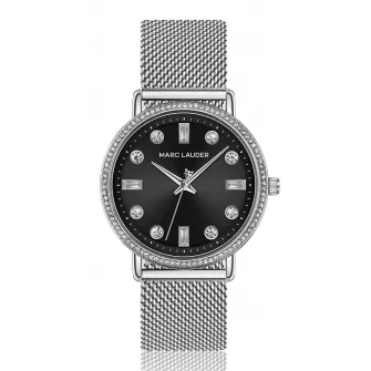 Marc Lauder, Ceas analog cu cristale, Argintiu