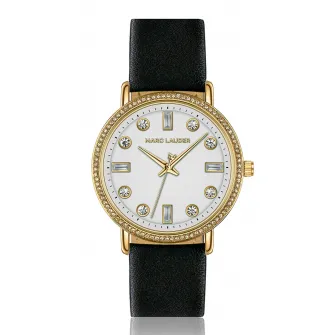 Marc Lauder, Ceas analog cu cristale, Negru
