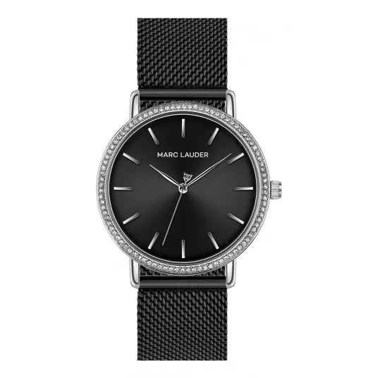 Marc Lauder, Ceas quartz cu cristale, Negru