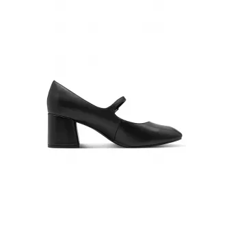 Marco Tozzi, Pantofi Mary Jane din piele, Negru, 40