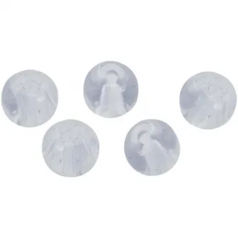 Margele transparente Berkley Transparent Glass Beads 6mm, 5 bucati