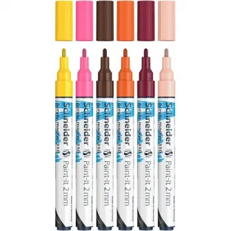 Marker cu vopsea acrilica Schneider Paint-It 310, 2 mm, 6buc/set3