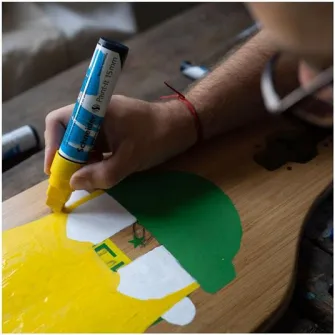 Marker cu vopsea acrilica Schneider Paint-It 330, 15 mm, 6buc/Set1