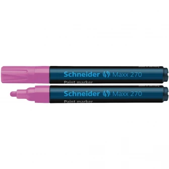 Marker cu vopsea Schneider 270, 1-3 mm, Roz