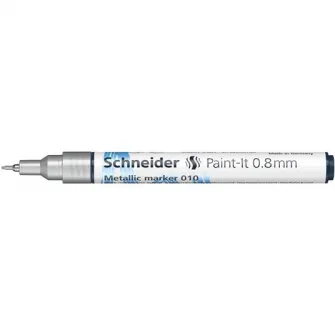 Marker metalic Schneider Paint-It 010 0,8mm, silver metallic