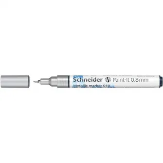 Marker metalic Schneider Paint-It 010 0,8mm, silver metallic