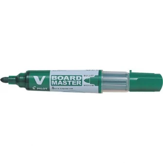 Marker pentru Tabla Pilot Vboard Master, Varf Rotund, 6 mm, Verde