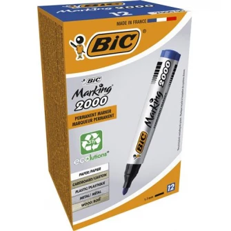 Marker permanent 2000 albastru cut/12