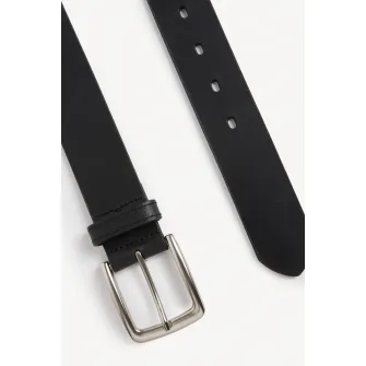 Marks & Spencer, Curea de piele cu o catarama metalica, Negru, 86