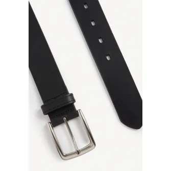 Marks & Spencer, Curea de piele cu o catarama metalica, Negru, 97
