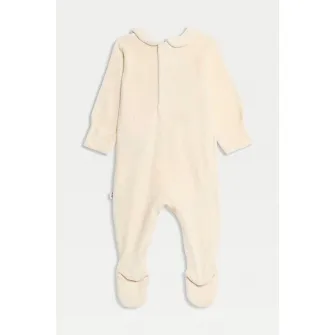 Marks & Spencer, Salopeta cu imprimeu text si botosei, Bej, 69-72 CM