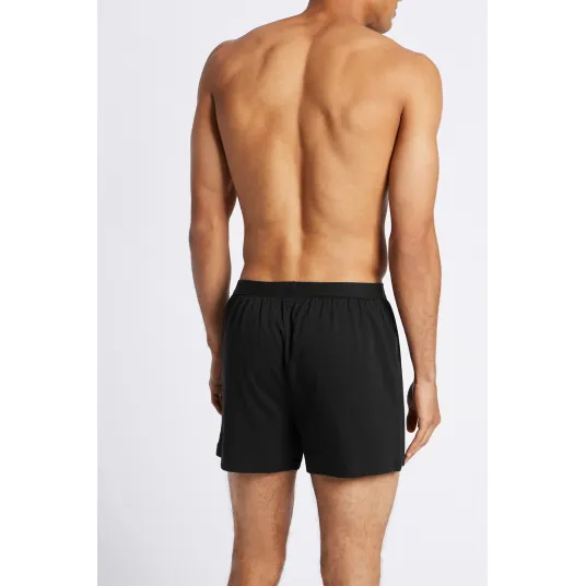 Marks & Spencer, Set de boxeri din bumbac - 5 perechi, Negru, XL