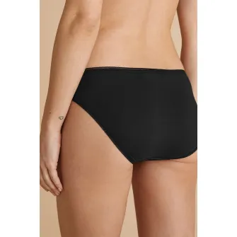 Marks & Spencer, Set de chiloti cu talie joasa - 5 perechi, Negru, 16