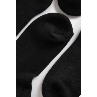 Marks & Spencer, Set de sosete pana la glezna Liners™ - 7 perechi, Negru, 41-45 EU