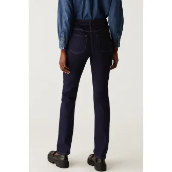 Marks  Spencer, Blugi elastici cu croiala dreapta Sienna, Albastru inchis, 6
