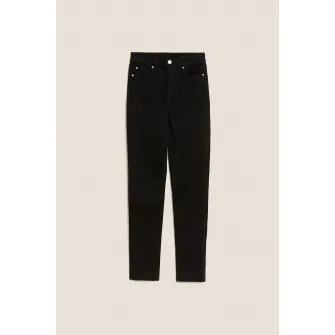 Marks  Spencer, Blugi slim fit cu talie inalta, Negru, 8