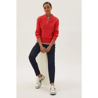 Marks  Spencer, Pantaloni crop slim fit, Bleumarin, 18