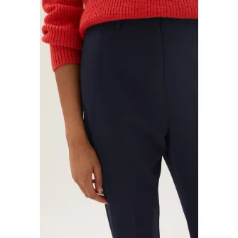 Marks  Spencer, Pantaloni crop slim fit, Bleumarin, 18