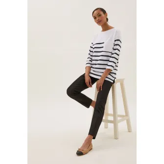 Marks  Spencer, Pantaloni crop slim fit, Negru, 10