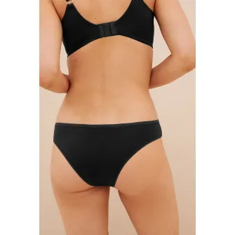 Marks  Spencer, Set de chiloti brazilieni din amestec de modal - 5 perechi, Negru, 10
